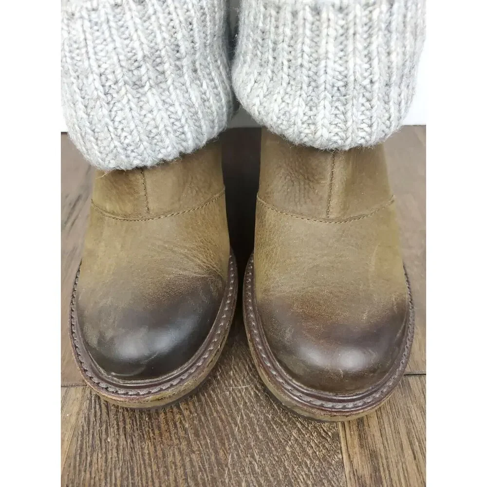 SOREL Crazy Cable Wedge Boot Knit Sweater Women's 6‎